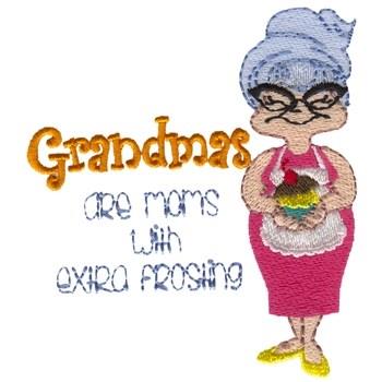 Grandmas Are Mommies With Frosting T Shirt Gifts For Mom Mom Day