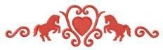 Heart With Horses