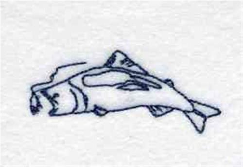 Bluework Biting Fish Bluework Biting Fish
