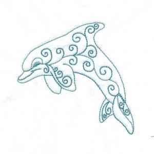 Dolphin Bluework Dolphin Bluework