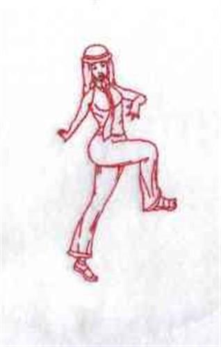 Redwork Dancer Redwork Dancer