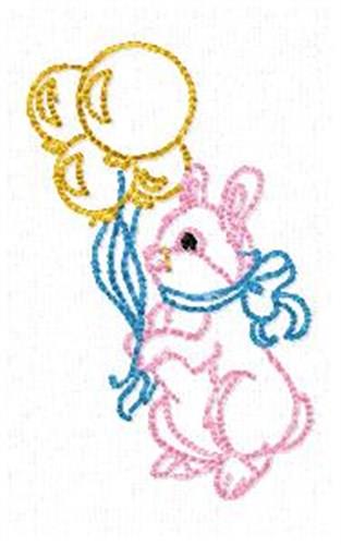 Redwork Easter Bunny Redwork Easter Bunny