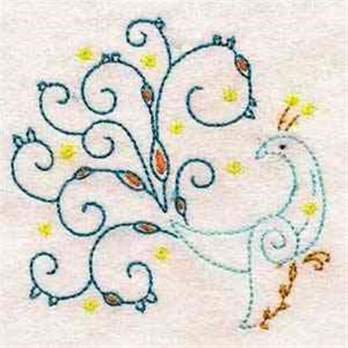 Scrollwork Peacock Scrollwork Peacock