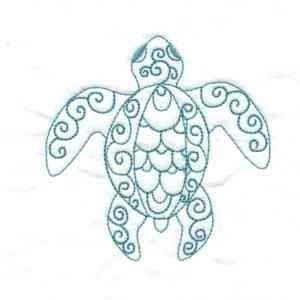 Turtle Bluework Turtle Bluework