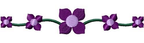 Purple Jasmine Border