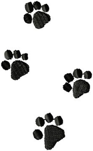 Cat Paw Print Embroidery Design Free