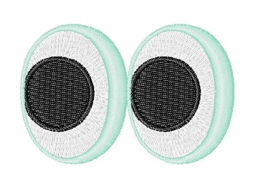 Google Eyes Embroidery Design