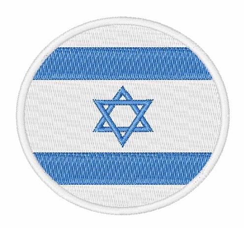 Israel Flag Embroidery Design