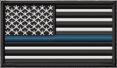 Flag Thin Blue Line Designs