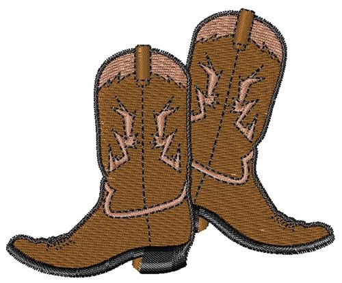 COWBOY BOOTS Embroidery Design