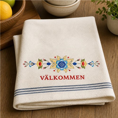 Scandinavian Floral Border