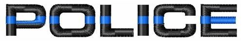 Police Blue Stripe