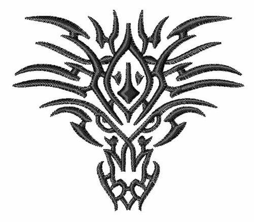 tribal dragon pattern