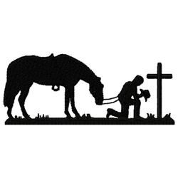 Praying Horse & Cowboy