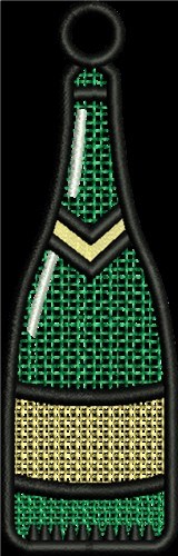 FSL Wine Bottle Ornament