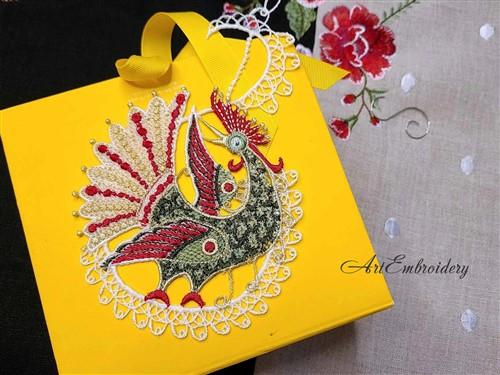 FSL Rooster Suncatcher