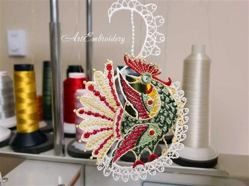 FSL Rooster Suncatcher
