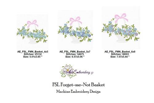 FSL Forget-Me-Not Basket
