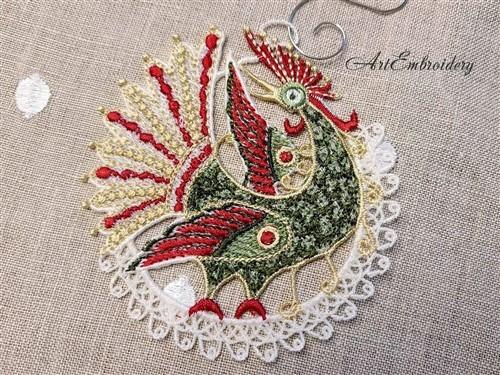 FSL Rooster Ornament