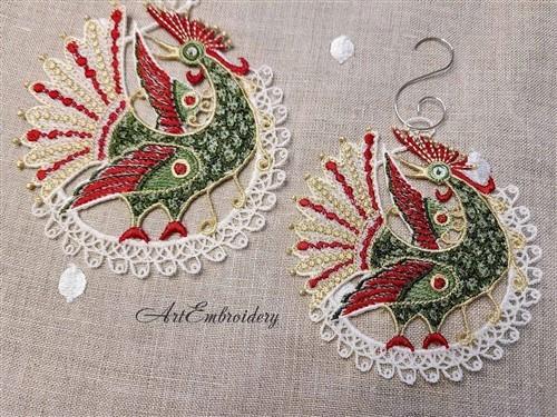 FSL Rooster Ornament
