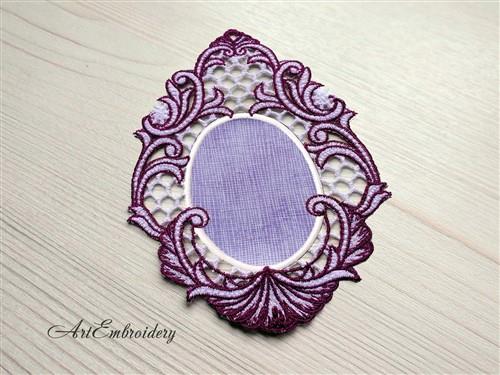 Lace Applique Suncatcher