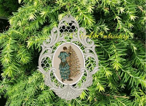 Lace Applique Suncatcher