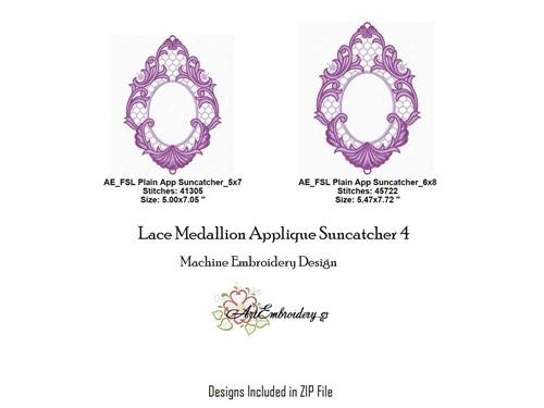 Lace Applique Suncatcher