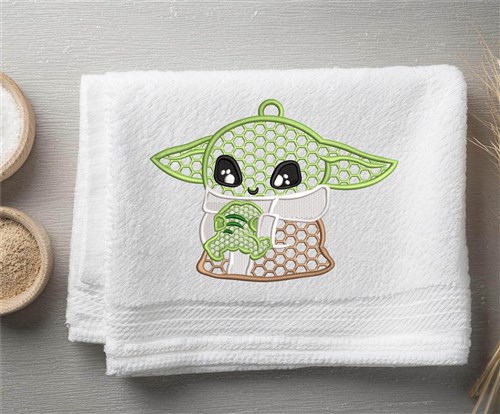 FSL Baby Yoda Earrings