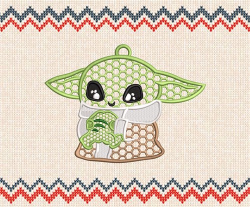 FSL Baby Yoda Earrings