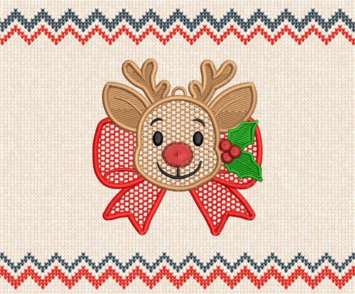 FSL Reindeer Ribbon
