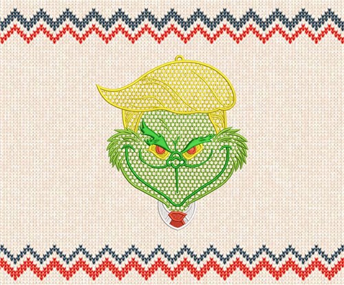 FSL Grinch Head