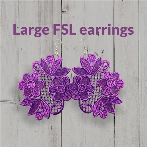 FSL Floral Earrings