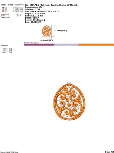 FSL Swirl Earrings