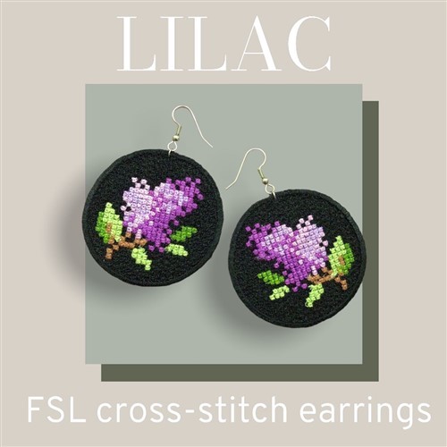 FSL Cross-Stich Earrings