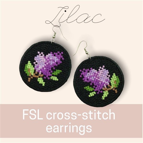 FSL Cross-Stich Earrings