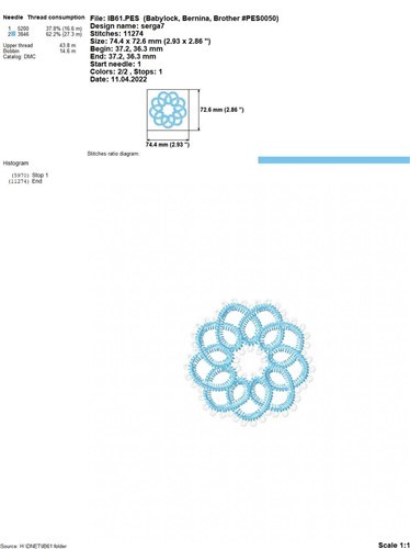 FSL Tatting Earrings
