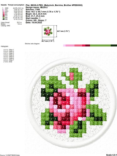 FSL Rose Necklace