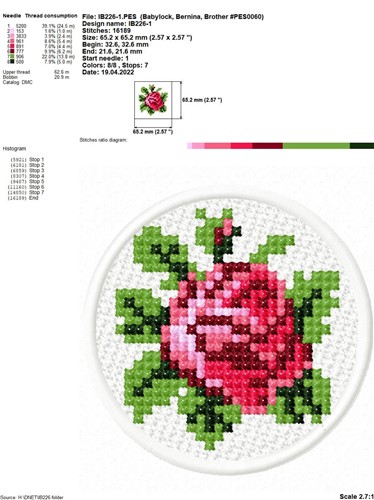 FSL Rose Necklace