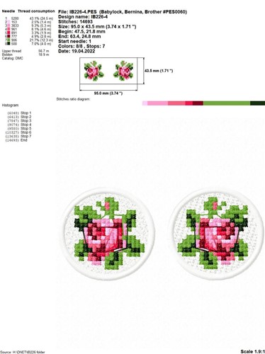 FSL Rose Necklace