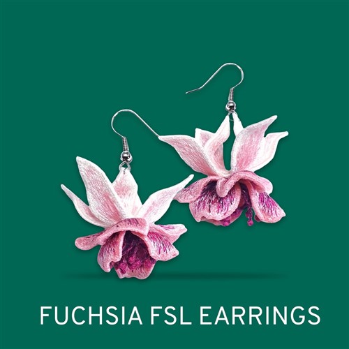 FSL Fuchsia Earrings