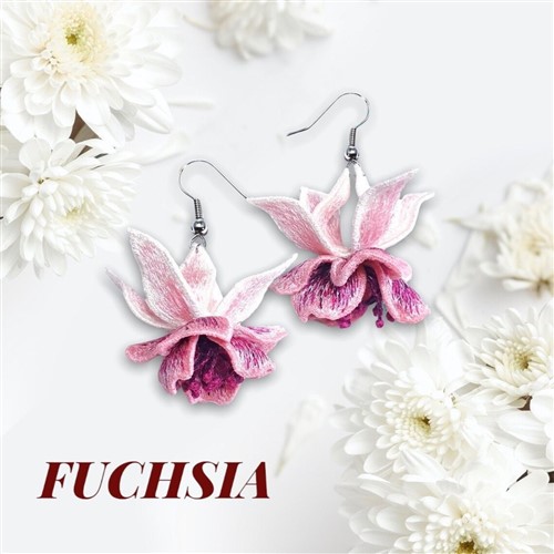 FSL Fuchsia Earrings