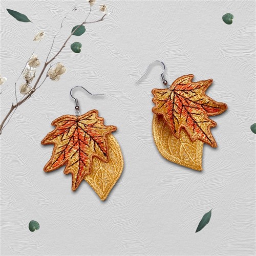 FSL Leaf Earrings