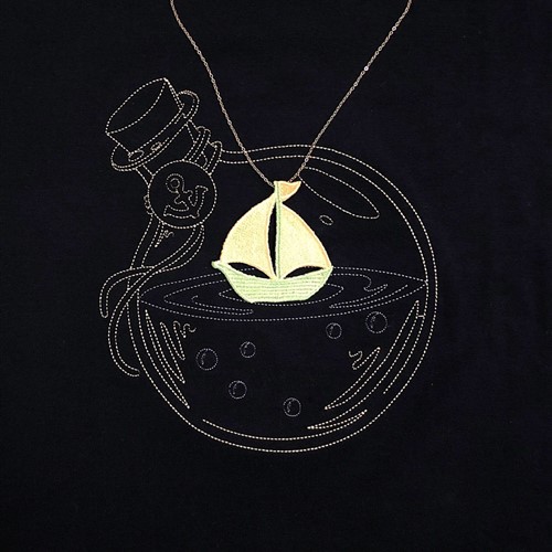 FSL Sailboat Necklace