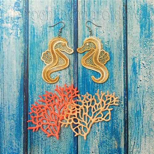 FSL Seahorse Earrings
