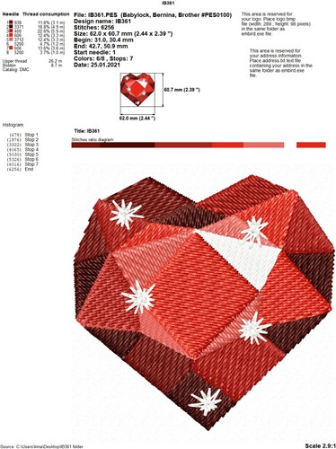 FSL Ruby Heart