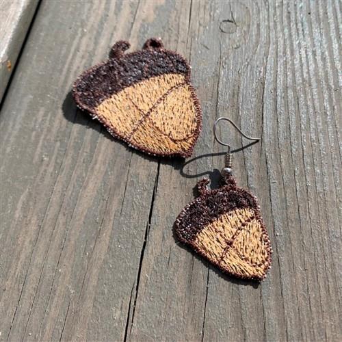 FSL Acorn Earrings