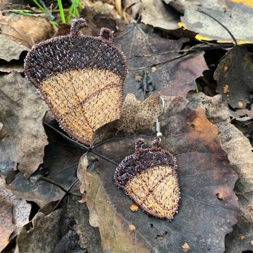 FSL Acorn Earrings