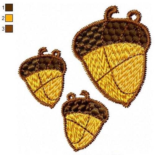FSL Acorn Earrings