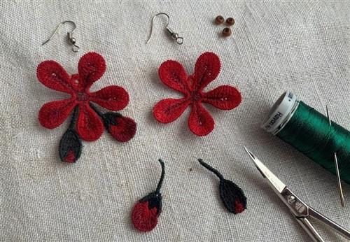 FSL Flower Earrings