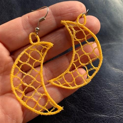 FSL Moon Earrings